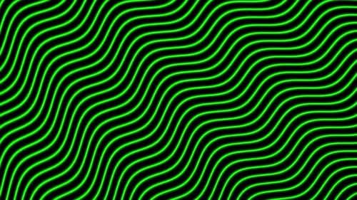 Green color wavy line animated motion background. A 153