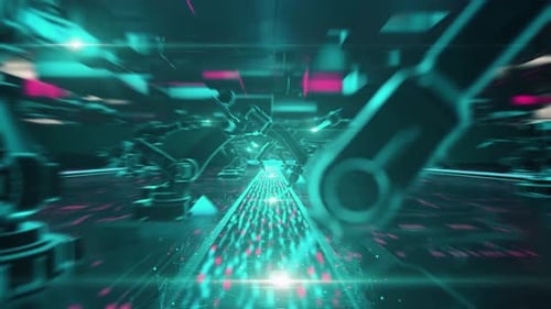 Automobil mit digitaler Technologie — Hitech-Konzept