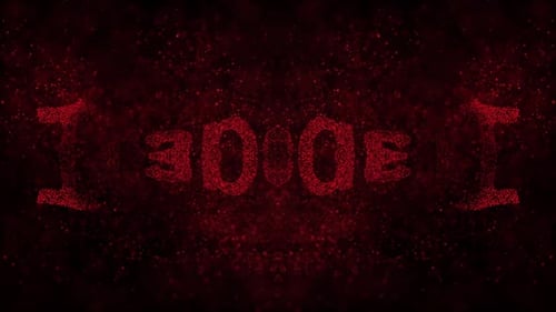 Red Trapcode Particles Background Loop