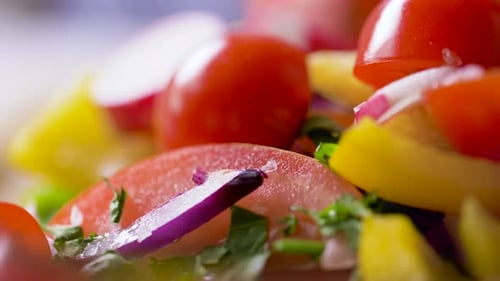 Fresh Vegetable Salad Seasoning with Sea Salt