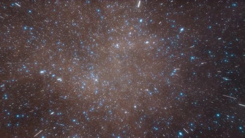 Flying Through Space Stars Hyperspace Warp Speed Background