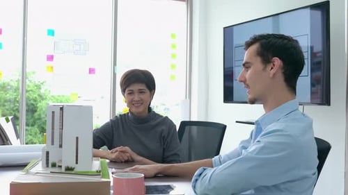 Business people in office