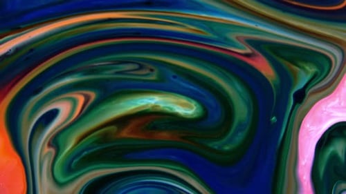 Abstract Colors Fluid Motion Swirling Background