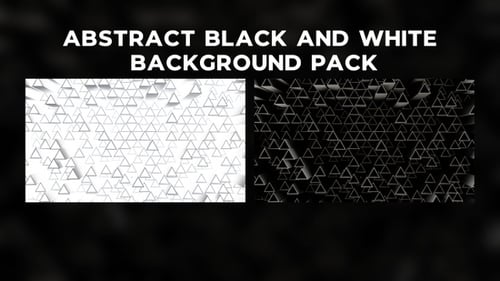 Abstract Geometric Triangles Pattern Animated Background Loop