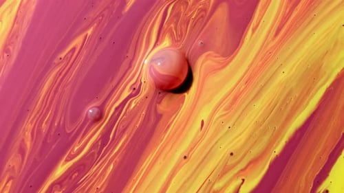 Dynamic Abstract Background with Vibrant Paint Swirls