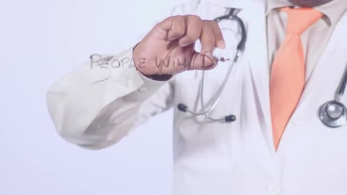 Doctor Writes People Will Die on Screen