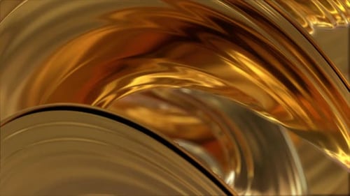 Luxurious Liquid Gold Loop