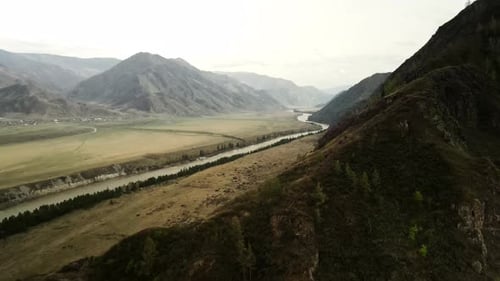 Mountain Landscape in the Valley