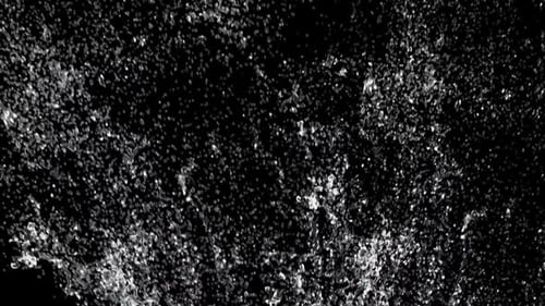 Transparent Water Splashes and Droplets Fluid Overlay Animation