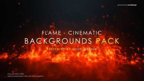 Vibrant Animated Fire and Flame Effects Pack