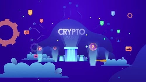 Infographie Tokenisation Contexte numérique économique Blockchain Crypto Market