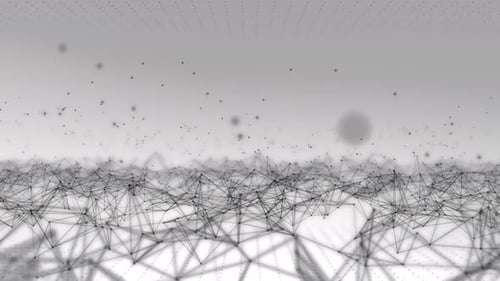 Abstract Technology Plexus Network Background Animation