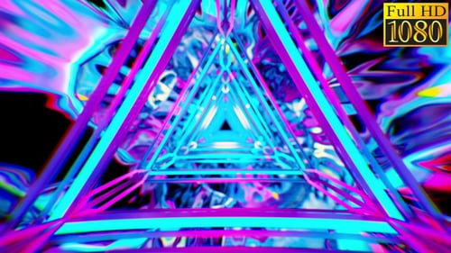 Fond vidéo abstrait coloré Vj Loops V2