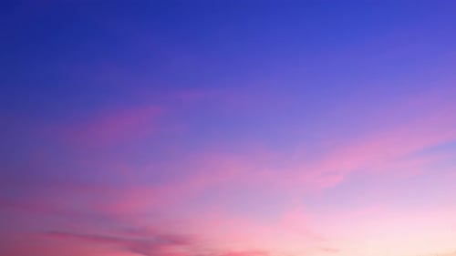 Vibrant Sky at Sunset with Purple and Pink Clouds