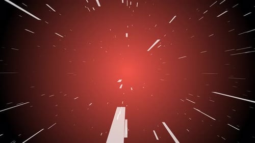 Futuristic Hyperspace Warp Speed Travel Background Animation