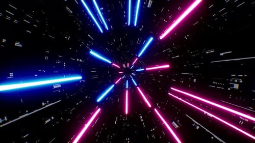 Scifi Space Police Light Laser Beam Background Loop 4K