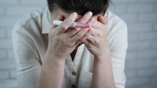 Stress with pregnancy test.