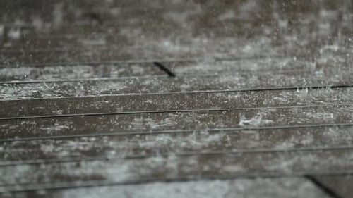 Rain on floor