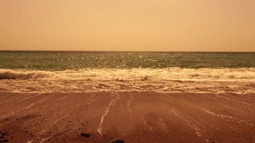 Abstract Nature Summer Ocean Sunset Sea Background