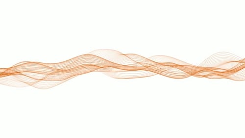 Abstract Flowing Particle Wave Animation