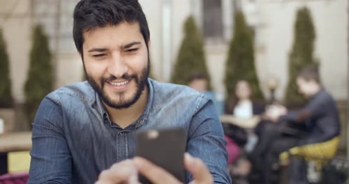 Texting Message on Phone
