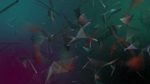 Abstract Geometric Plexus Network Background Animation