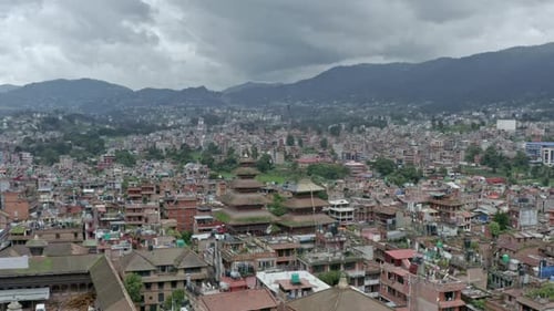 Aerial View Bhaktapur Nepal