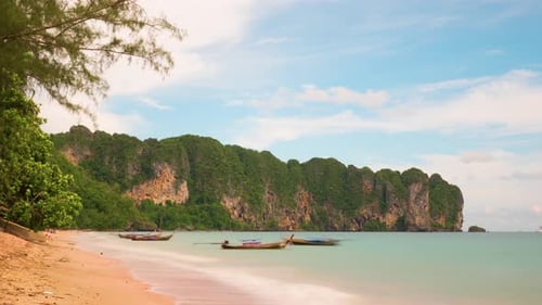 Hermosa playa tropical de Tailandia