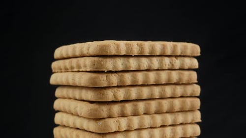 Stack of tasty cookies