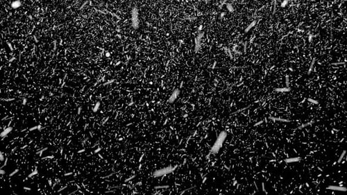 Dynamic White Snow Particles Falling Overlay