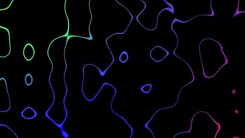 Abstrakter Hintergrund Bunte Neonlinien