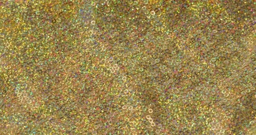 Tissu brillant scintillant avec sequins en gros plan
