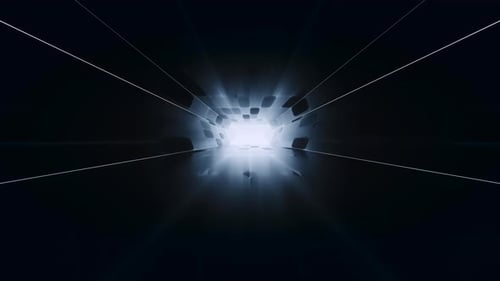 Dark tunnel background
