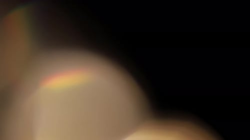 Abstract Soft Light with Colorful Lens Flares