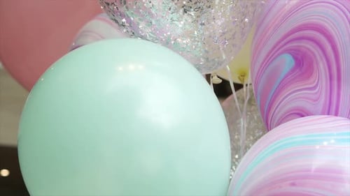 Colorful Balloons for a Festive Birthday Celebration