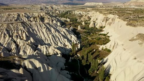 Paysages de Cappadoce photographiés sur un Drone, Turquie
