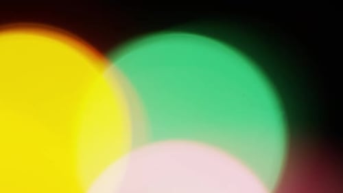 Abstract Background of Blurry Colorful Lights