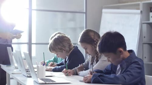 Primary Students Writing