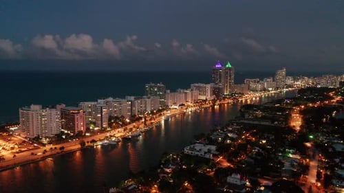 Miami Beach At Night