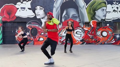 Breakdancer in Aktion