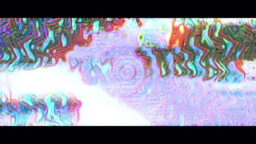 Abstract Fluid Glitch Motion Background