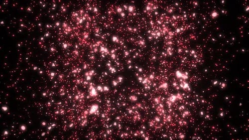 Beautiful Red Shockwave Abstract Animation