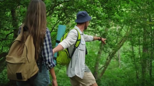 Couple of Hikers are Going to Find Something Interesting