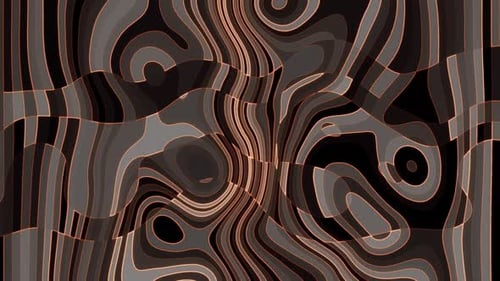 Abstract Organic Lines Seamless Loop Motion Background