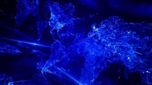 News Blauer Hintergrund Loop