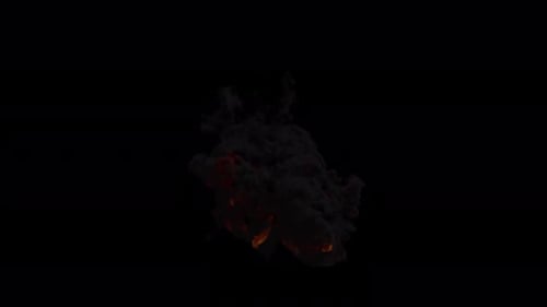 Dynamic Realistic Fire and Smoke Explosion Element