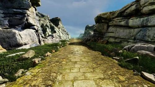 Old Road Among The Mountains