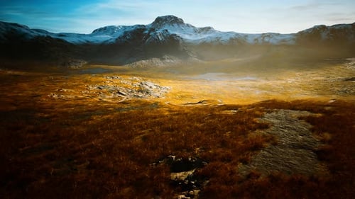 Small Lakes in Canada Near Mountains