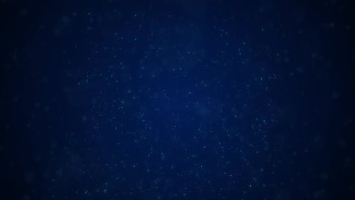 Abstrakter Hintergrund dunkelblau mit Bewegungspartikeln.