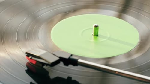 Vinyl Record Closeup